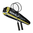 thumbnail image 4 of 2 Piece Badminton Racket Set Badminton Racket Double Racket Interactive Toy with Black, 4 of 9