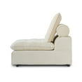 thumbnail image 4 of Sodrens Modular Sectional Sofa Cloud Couch,Modern Oversized Frosted Velvet Sofa,Middle Module,Beige, 4 of 11