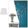 thumbnail image 5 of Cherry Blossom Curtains Japanese Style Floral Cherry Blossom Asian Traditional 3D Printing Curtains for Kitchen Bedroom Living Room Blackout Privacy Curtain 42x63 Inches 2 Panels, 5 of 6