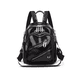 thumbnail image 1 of Mochila De Cuero Suave Y Simple De Moda negro, 1 of 5