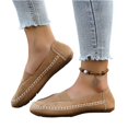 thumbnail image 5 of NexTorq Loafers for Women Business Casual Shoes Lightweight Slip On Work Flats Women's Comfort Soft Walking Driving Boat Shoe Fashion Round Toe Office Dress Loafer Retro Non-Slip Flat Shoes Brown 36, 5 of 6