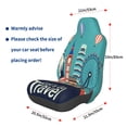 thumbnail image 3 of Fotbe Let's go Travel Funda para Asiento de Auto con Estampado – Impermeable y Antisudor – Ajuste Universal, Lavable a Máquina, Antideslizante (1 Pieza), 3 of 5