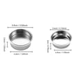 thumbnail image 2 of Stainless Steel Espresso Filter Basket, Replacement Portafilter Basket for Coffee Machines, Reusable Coffee Powder Bowl Filter, Espresso Accessory B, 2 of 4