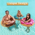 thumbnail image 6 of Joyfy 3 Packs 32.5'' Donuts with Glitters Pool Floats for Kids and Adults, Swim Tube Pool Rings Funny Tube Toys for Swimming Pool Party Decorations, 6 of 8