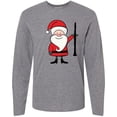 thumbnail image 3 of Inktastic Clarinet Christmas Music Santa Long Sleeve T-Shirt, 3 of 5