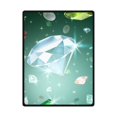 thumbnail image 1 of RYLABLUE Crystal Diamond Twinkle Fleece Blanket Throws 58x80 inches, 1 of 3