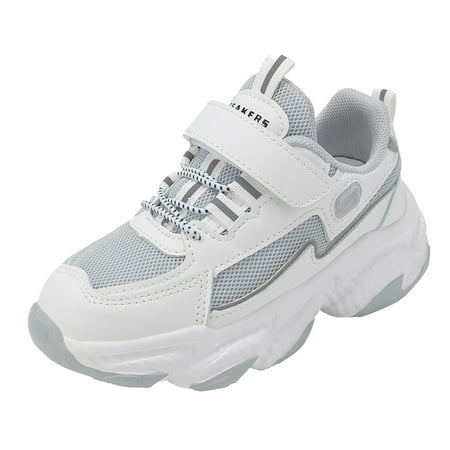 

QYZEU Little Kid Girl Shoes Size 13 Girls Tennis Shoes Toddler Kids Big Kids Girls Walking Sports Shoes Lightweight Breathable Athletic Running Slip On Anti Slip Soft