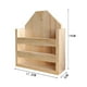 thumbnail image 5 of Estante para comedero de para conejos, dispensador de hierba de madera, soporte de alimentación para animales pequeños para conejitos en jaula, 5 of 6