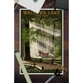 thumbnail image 2 of Wallowa Lake State Park, Oregon, Deer and Fawn (12x18 Wall Art Poster, Room Decor), 2 of 3