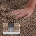 thumbnail image 3 of ZGAD  Sage Green Bathroom Rugs Runner Extra Long Large Bath Mat Plush Shaggy Chenille Bathroom Rug 47 x 17 Non-Slip Bath Rug Runner Extra Soft & Absorbent Thick Floor Mats, Machine Washable, Sage, 3 of 7