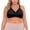 Black, variant on Women's Plus Size Breathable Cutout Bra, Full Coverage Wirefree Support Bralette, Comfy Everyday Underwear for Large Bust