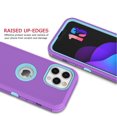 thumbnail image 4 of Tekcoo Armor Hard Plastic Rugged iPhone 13 Pro Cell Phone Cases, Purple, 4 of 7
