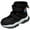 Black, variant on UngA Winter Boots Kids Fleece Lining Walking Hiking Boots Non Slip Ankle Boots Unisex-Child Cold Weather Shoes Outdoor Kids Snow Boots Boys (Little Kid/Big Kid),Size 3
