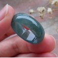 thumbnail image 4 of Certified Icy Green Blue Water Burma 100% Natural A JADE Jadeite Circle RING USA. 9 RING 590057 TN, 4 of 10