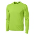 thumbnail image 5 of Yellow Rooster Men's Tall Long Sleeve PosiCharge Competitor Tee Lime Shock 3XLT, 5 of 6
