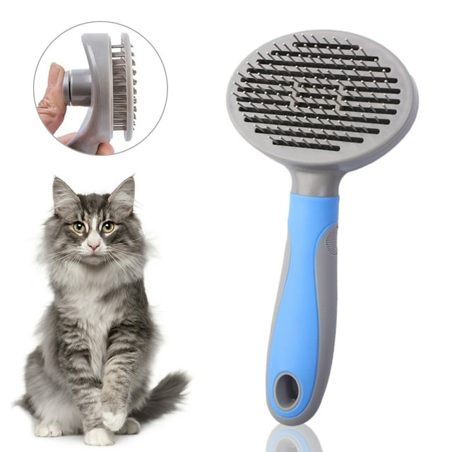 2PCS Dog Brushes Cute Stainless Steel Dematting Pet Grooming Tools Cat Combs