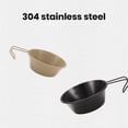 thumbnail image 4 of LJNYFDC Bol Sierra en Acier Inoxydable pour Camping Gobelet Sierra avec Poignée Qualité Alimentaire Résistant à la Chaleur Design avec Repères d'Échelle Durable Gobelet Sierra Bol Vaisselle, 4 of 7