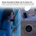 thumbnail image 6 of TCL Breeva A1C Air Purifier for Home, Bedroom, Up to 1015 ft², Auto Mode, H13 True HEPA Filter, Filter 99.97% Allergies, Smoke, Odor, Pet, Hair, Dust, Pollen, White (A1C14W), 6 of 6