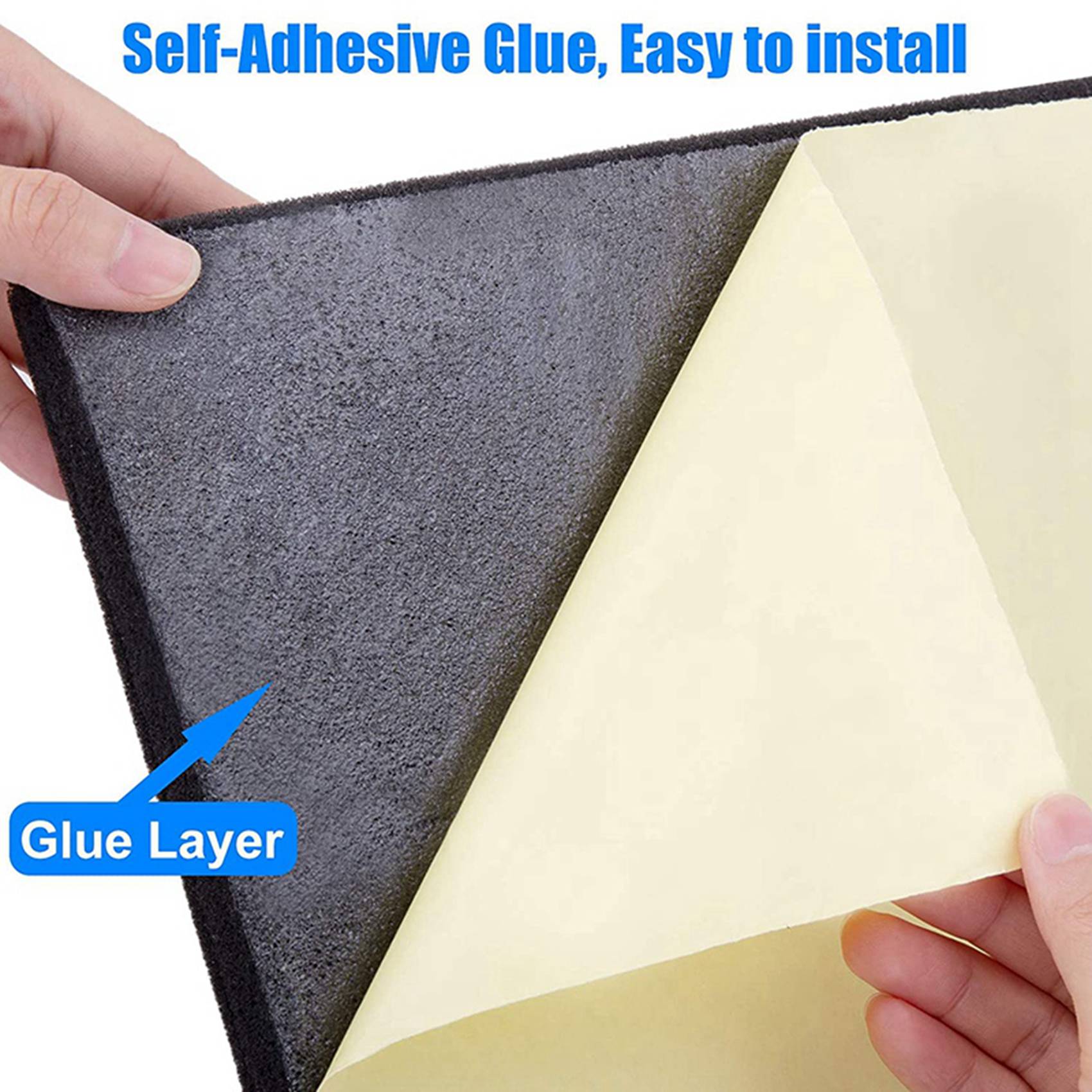 24Pcs Soundproof Foam Panels,2 Inch x 12 Inch x 12 Inch Pyramid Shaped Acoustic Panels for Wall,Studio, Home and Office