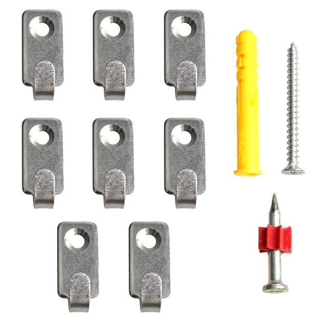 12 de Montaje en Pared, Gancho de Acero Inoxidable, Percha Resistente de un Solo Orificio, Mini Gancho en Forma de J