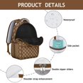 thumbnail image 4 of Paw Prints Backpack for School,Cute School Bag,Schoolbag with Adjustable Shoulder Straps & Padded Back,15.3"x11"x7.1".﻿, 4 of 6