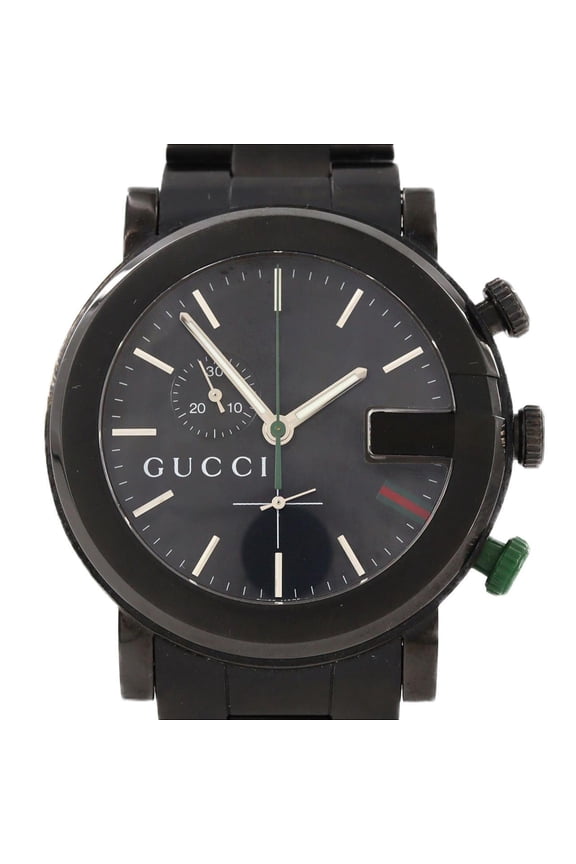 Pre-Owned Gucci G-Chrono PVD 101MCHRONO YA101331 SS Quartz Watch