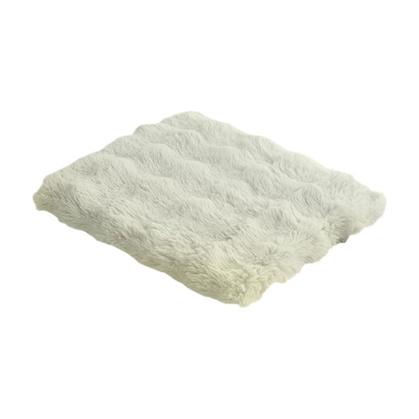 Cojín de invierno de felpa para silla de oficina, almohadilla suave para asiento, ideal para sentarse durante largos periodos en casa. Cojín acogedor para silla de escritorio, coche o sofá.