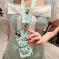 thumbnail image 5 of Funda de teléfono chapada con correa para iPhone, carcasa con soporte de Hello Kitty para iPhone 15, 14, 13, 12, 11 Pro Max, Mini, XR, XS, X, 8, 7, 6S Plus, SE 2020, 5 of 5