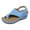 Sky Blue, variant on Wedge Platform Sandals Women Trendy Lightweight Square-Toe High Heel Womens House Slippers Size 9 Braided Espadrilles for Women Ankle Strap Beach Sandals Summer Shoes