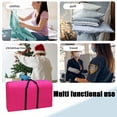 thumbnail image 5 of ‌Yatlte Storage Bags - Waterproof Jumbo Moving Totes 100L with Reinforced Zippers, Foldable XXL Duffle for Travel, Camping & Christmas Tree Storage (31.49"x18.89")‌, 5 of 7