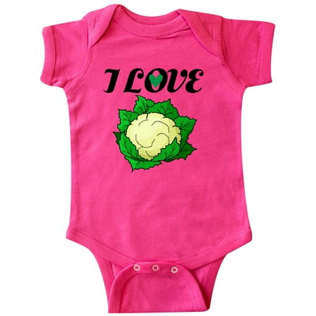 

Inktastic I Love Cauliflower Gift Baby Boy or Baby Girl Bodysuit