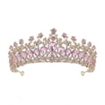 thumbnail image 5 of Coronas Reina Para Niña Princesa Tiaras De Boda Tocado Novia Shuxiu Wang  9024719208862, 5 of 5