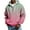 221#Pink, variant on 2026 New Mens Quarter Zip Waffle Hoodie Sweatshirt Casual Gradient Long Sleeve Knit Tops Drawstring Pullover Tops Orange L