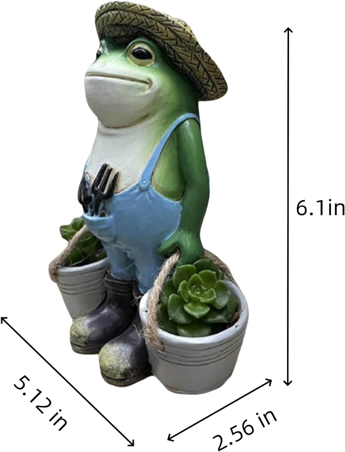 1PCS Frog Garden Decor, Frogs Garden Statue for Yard, for Yard Art Lawn Ornaments Porch Balcony
