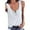 White_Z, variant on Women's Clothes Summer Clothes for Teen Girls Y2K Clothing V Neck Tank Top for Women Solid Camisole Button Vests Sleeveless Blouses Oversized T Shirts for Women Yellow L