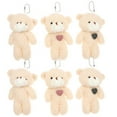 thumbnail image 4 of LOLIPPYY 12-Pack Plush Bear Keychain Stuffed Animal Pendants for Bags, Backpacks, and Hanging Decor, 4 of 7