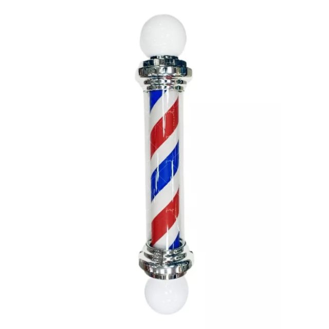 Barra de barbero iluminada con 2 esferas de 85 cm