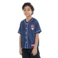 thumbnail image 2 of Captain America Boys Character Graphic Baseball Jersey, Sizes 4-18, 2 of 6