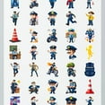 thumbnail image 4 of 35pcs-50pcs Cartoon Stickers Police Stickers Funny Kids Stickers Stationery Stickers for Laptops Suitcase Guitar, 4 of 9