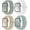 Beige/White/Succulent/Sage Green, variant on XIHAMA Braided Stretchy Solo Loop Compatible for Apple Watch Band 38mm 40mm 41mm 42mm 44mm 45mm 46mm 49mm for Women Men, Nylon Elastic Straps Wristbands for iWatch Series 10 9 8 7 6 SE 5 4 3 Ultra