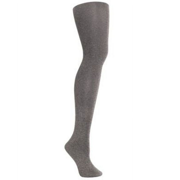 Women's Hanes HFT028 Lurex Control Top Tights (DivineGrey/SilverLurex L)