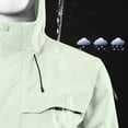 thumbnail image 5 of Abomasnow Mens Big and Tall Jackets Zip Up Waterproof Windbreaker Hooded Rain Jackets Casual Lightweight Hiking Travel Rain Coat with Pockets, 5 of 9