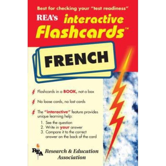 Pre-Owned French Interactive Flashcards Book (Flash Card Books) (Paperback) 0878911596 9780878911592