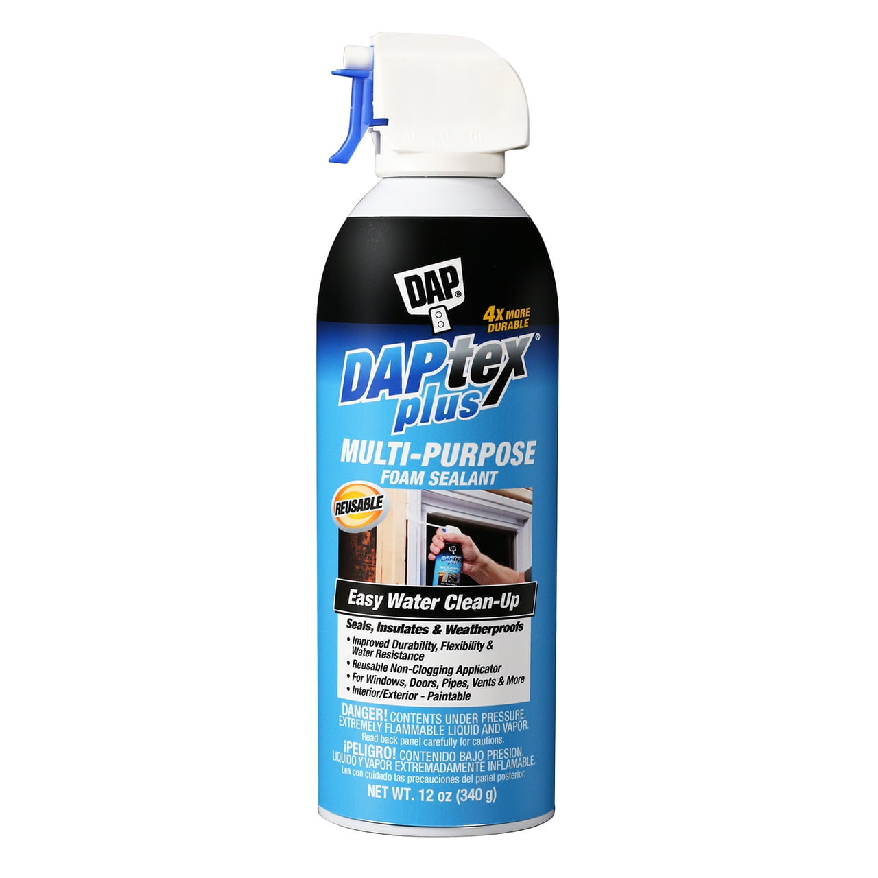 DAPtex Plus MultiPurpose Foam Sealant 12 OZ
