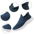 thumbnail image 5 of XDDST Black Comfortable Shoes for Men Casual Sports Shoes Fashionable New Pattern Simple Solid Color Lightweight Comfortable All Season Slip On, 5 of 9