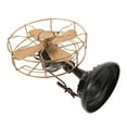 thumbnail image 2 of HONMEET Rodshake Multi-Color Vintage Iron Fan Decor for Home and Office, 2 of 9