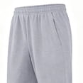 thumbnail image 5 of TKKCS Boys Straight Leg Sweatpants Lightweight Open Bottom Elastic Waist Loose Fit Athletic Casual Pants with Pockets Gray 9-10Years, 5 of 7