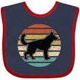 thumbnail image 3 of Inktastic German Shepherd Silhouette Vintage Retro Boys or Girls Baby Bib, 3 of 4