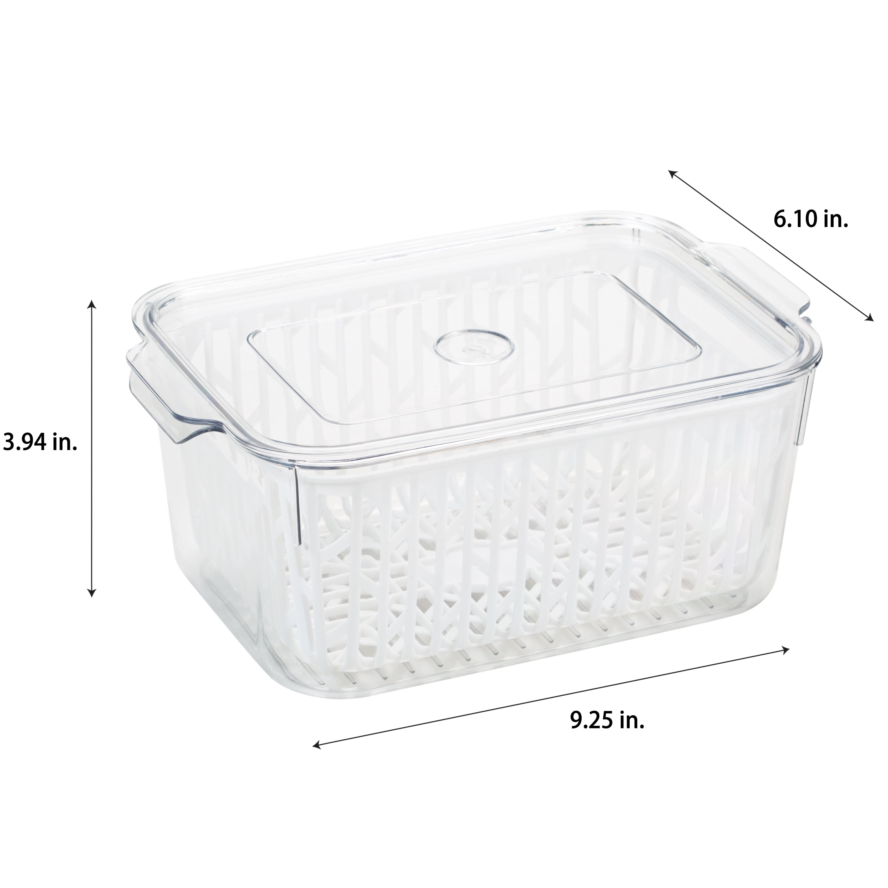 Kitchen Details Storage Container with Strainer