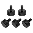thumbnail image 1 of 5 Pcs Vis à Pouce Mollées Tête Plate M4x8mm pour Cartes Graphiques, Noir, 1 of 6